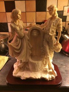 Large alabaster statue