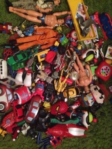 Collection of various boys toys