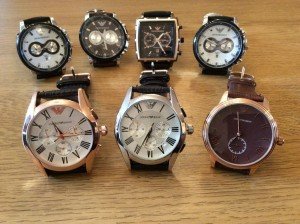 real leather watches