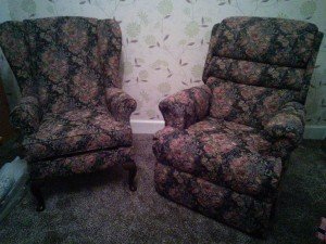 reclining armchairs