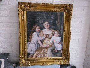 gold framed painting