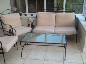 Conservatory furniture set