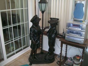 cast iron table lamp