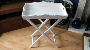butlers tray with stand