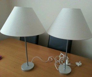 metal base table lamps