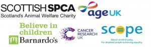 Just a few of the charities we support.