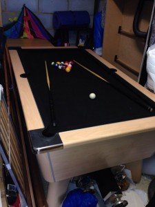 slate pool table