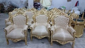 French Rococo style chairs