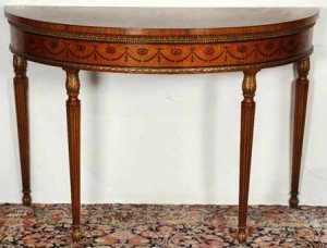 gilt console table