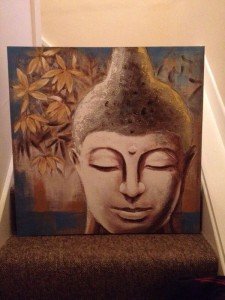 canvas of a buddha