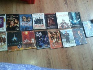 collection of 15 dvds