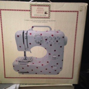 sewing machine in box