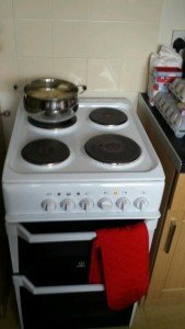 Indesit electric cooker.