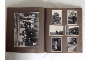 A vintage photograph album c1920-30s containing photographs of Equestrian sport & military. Includes horse racing & hunting examples.