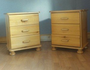 three set drawers