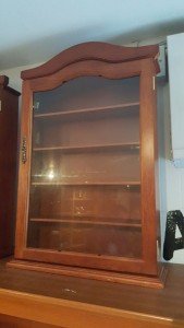 wood display cabinet