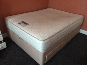 king size divan two drawer bed