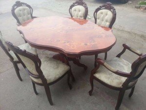 Italian vintage wooden table