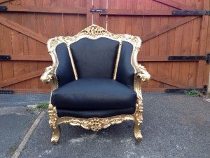 throne armchair