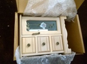 shabby chic jewellery box