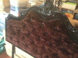 velvet headboard