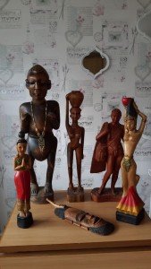 carved wooden figures