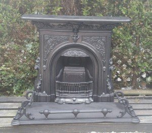 art nouveau fireplace