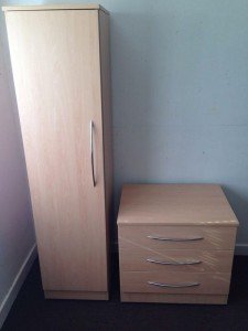 pine wood wardrobe