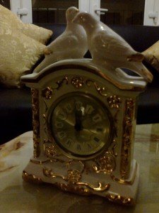 porcelain antique clock