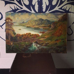 painting of the scottish loch