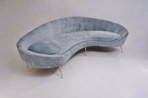 curved sofa