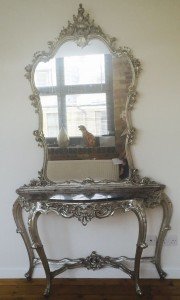 marble and gilt console table