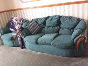 upholstered sofa