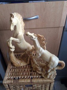 decorative horse statues