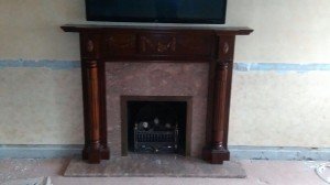 marble fireplace surround