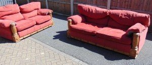 2 two seater sofas