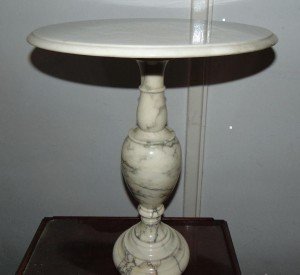 marble side table