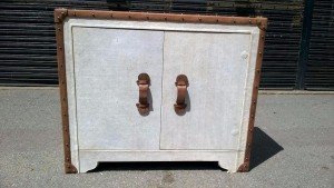 side cabinet with studded detail