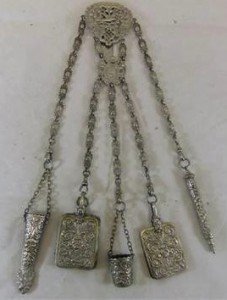 plated chatelaine