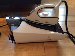 steam iron and base