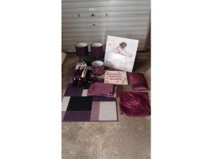 purple home accessories