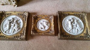 framed marble plaques