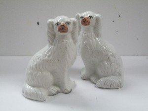 collectible Staffordshire dogs