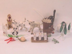 porcelain animal ornaments