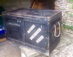 wooden trunk