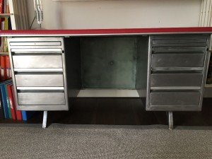 stainless steel office desk