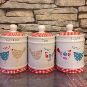 coffee and sugar canisters