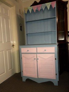 wooden kitchen dresser