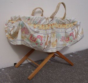 vintage moses basket