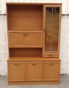 oak wall unit